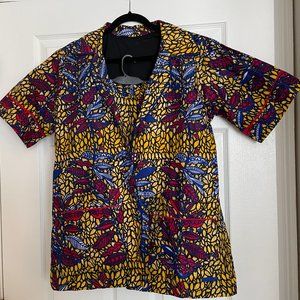 African print (ankara) coord shorts set